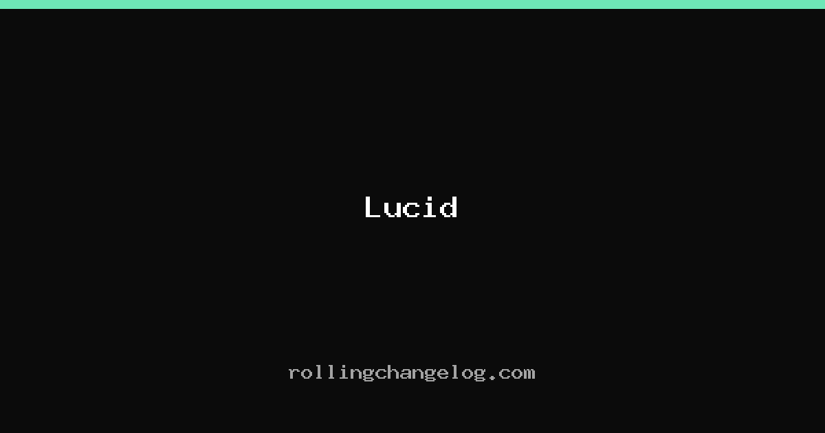 Lucid cover