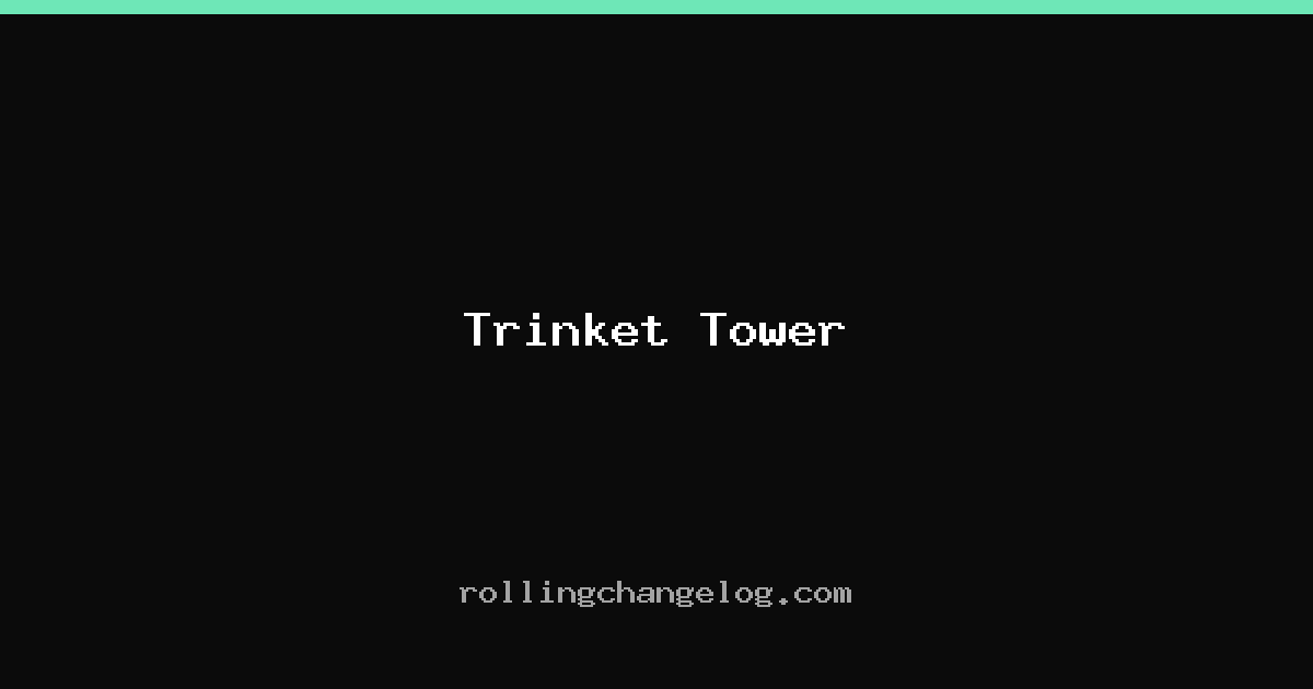 Trinket Tower cover