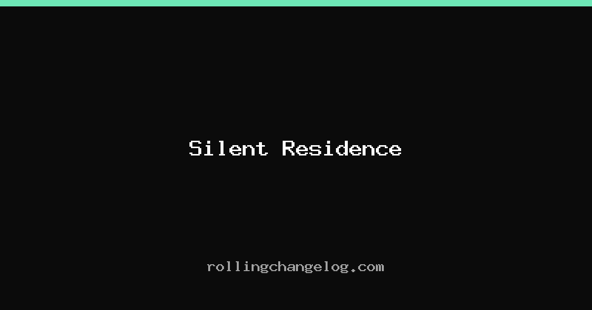 Silent Residence cover