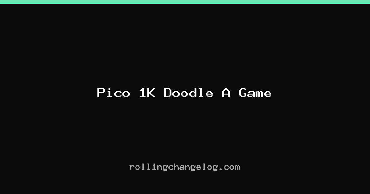 Pico 1K Doodle A Game cover