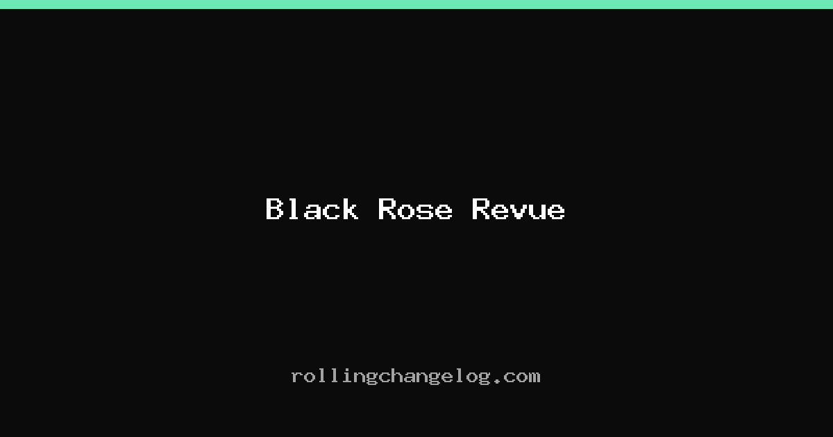 Black Rose Revue cover