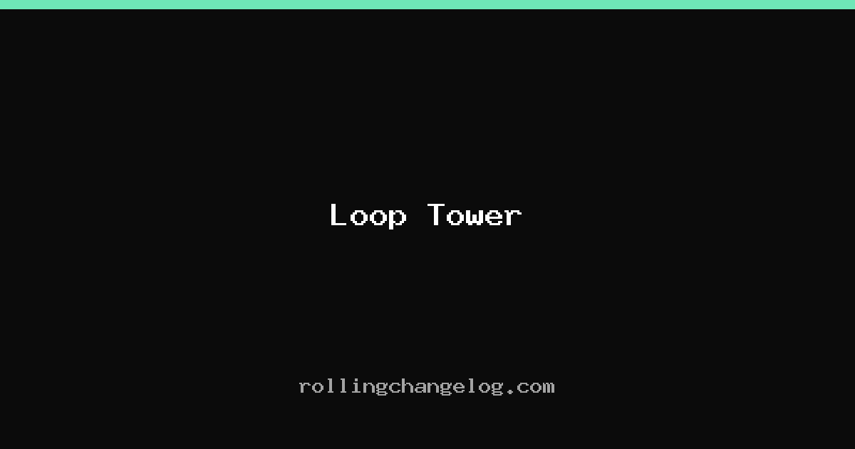 Loop Tower cover