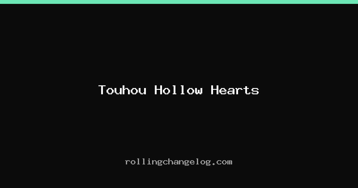 Touhou Hollow Hearts cover