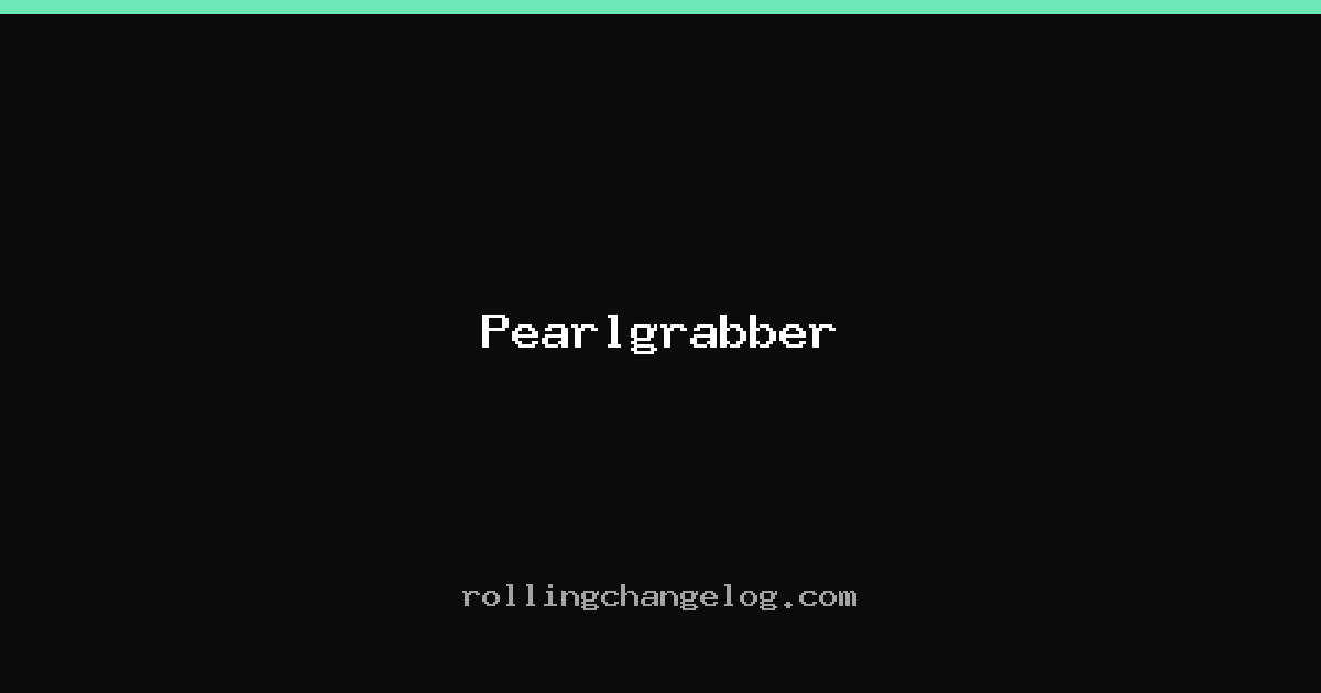 Pearlgrabber cover