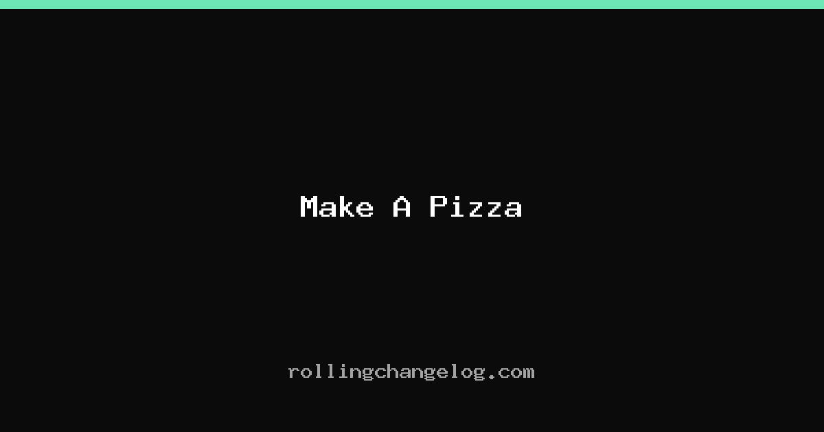Make A Pizza cover