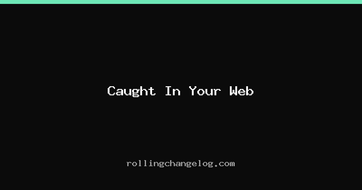 Caught In Your Web cover