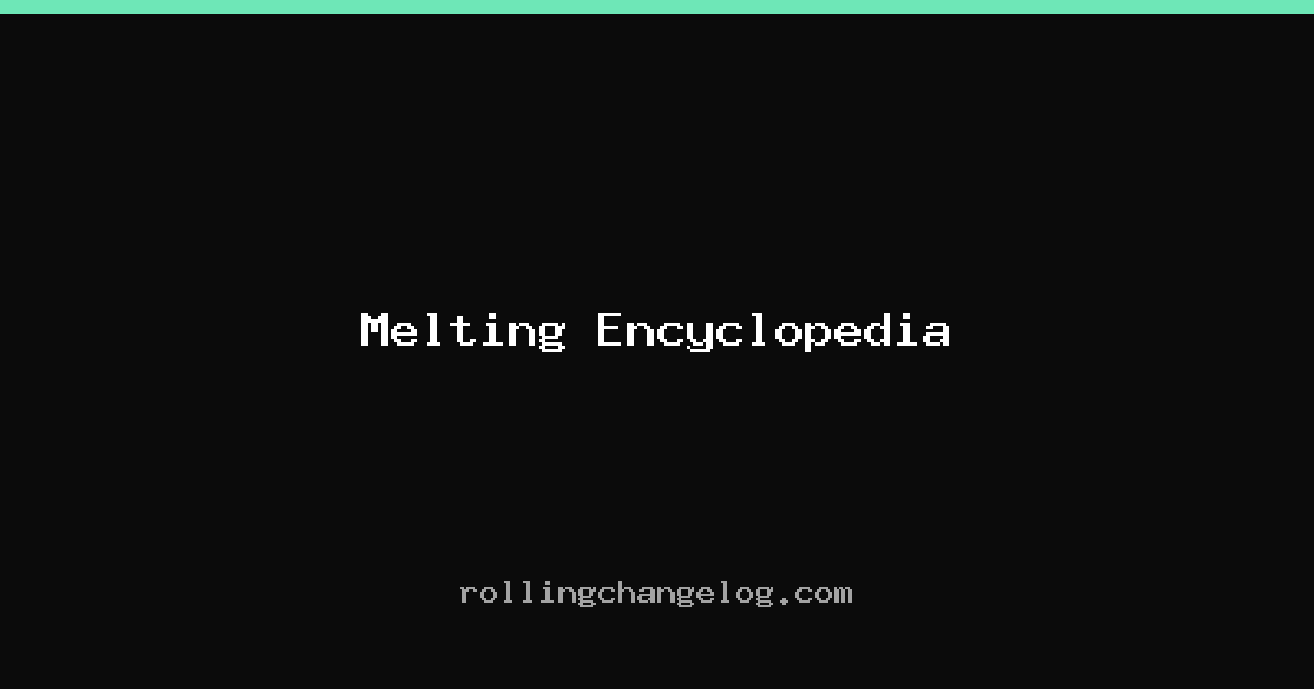 Melting Encyclopedia cover