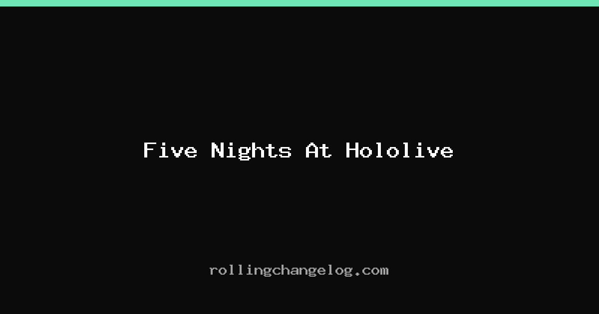 Five Nights At Hololive cover