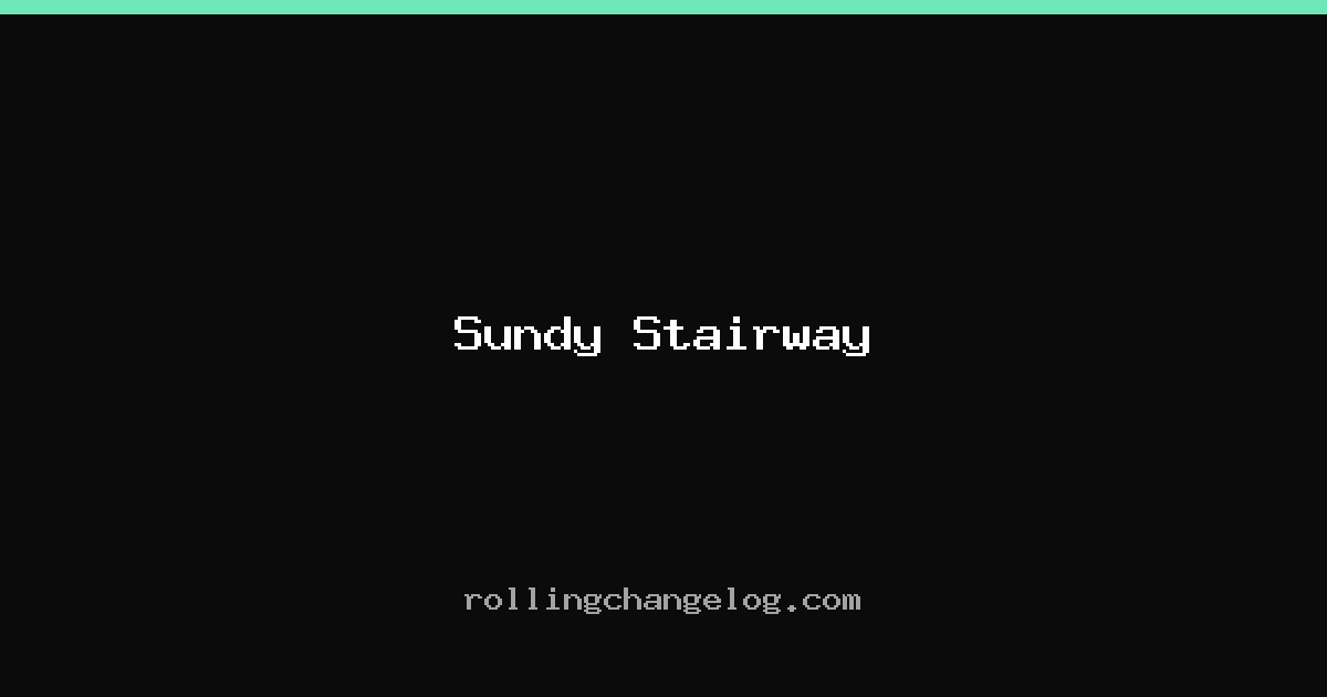 Sundy Stairway cover
