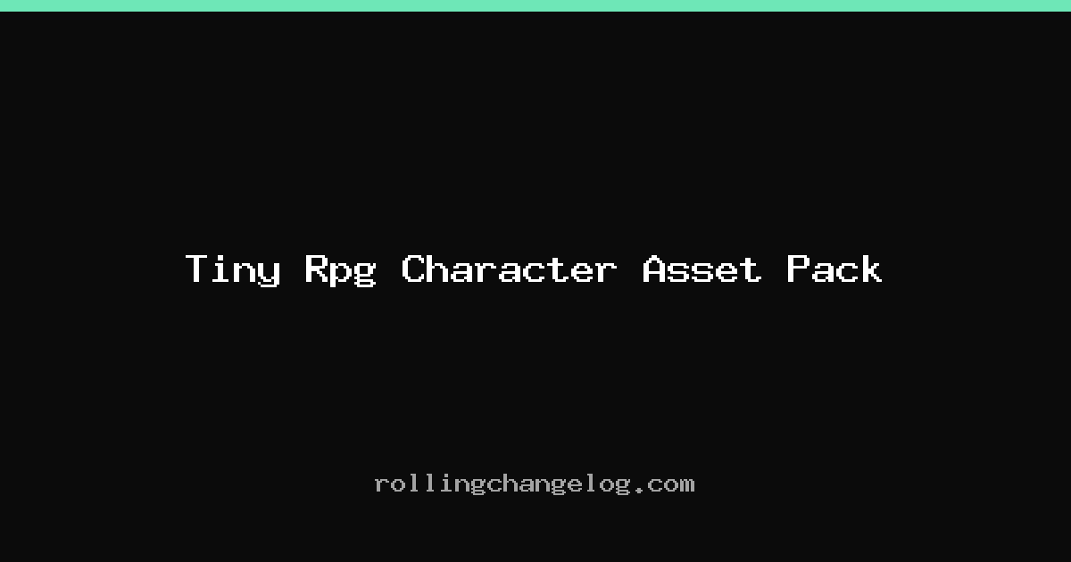 Tiny Rpg Character Asset Pack cover
