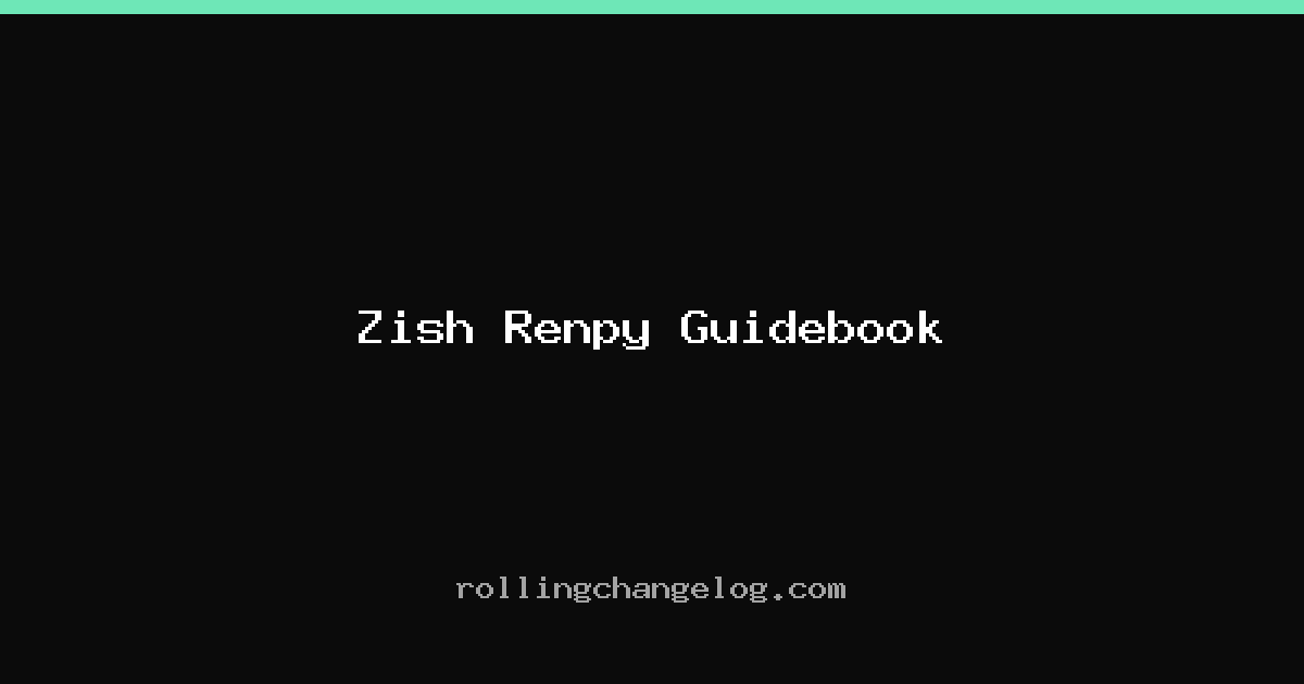 Zish Renpy Guidebook cover