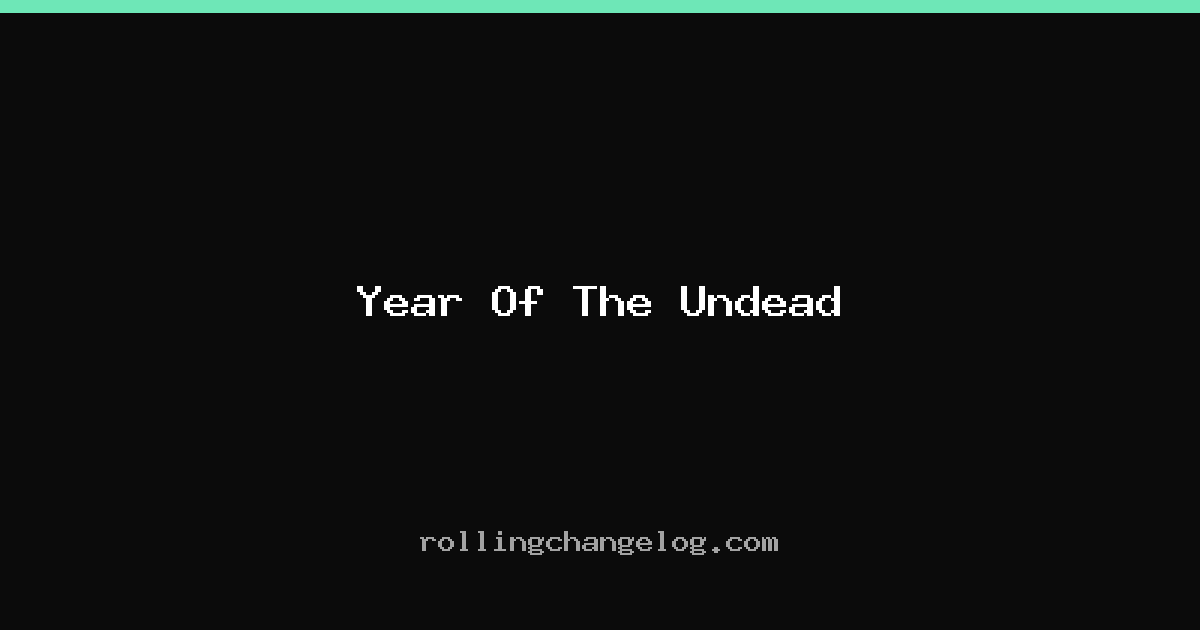 Year Of The Undead cover